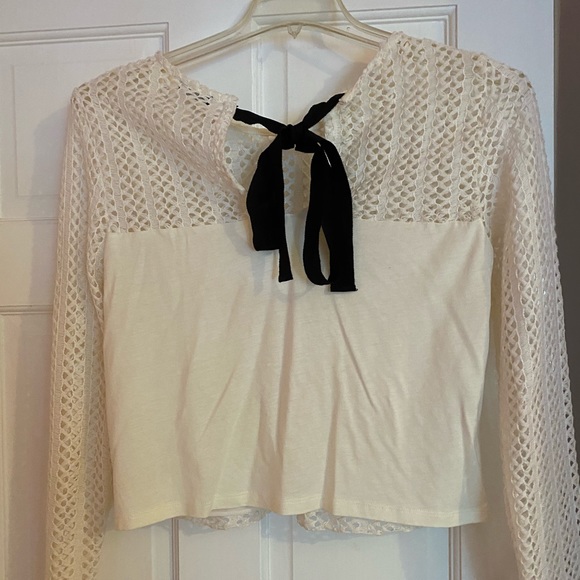 Zara White chic top - Picture 2 of 3